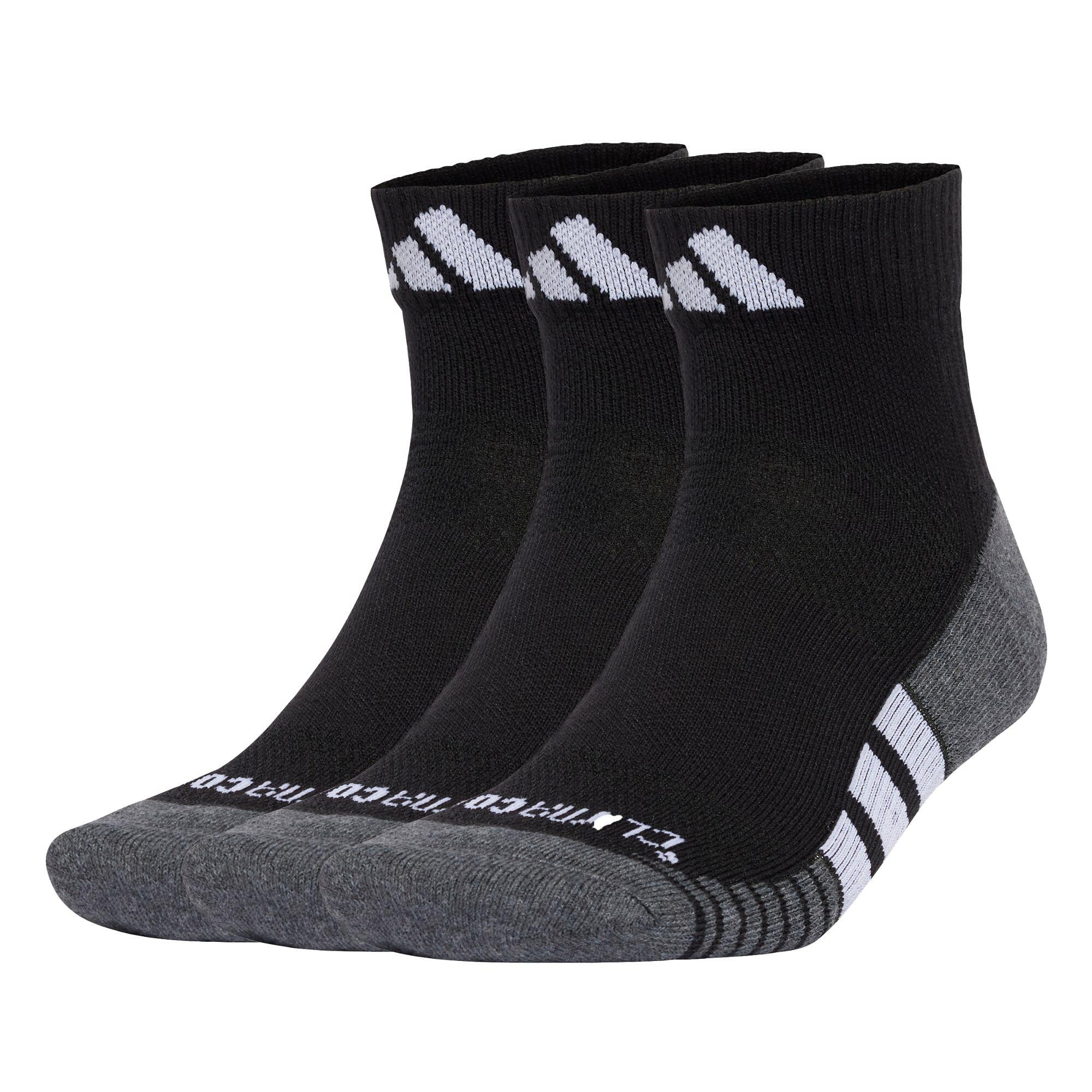 Adidas - Chaussettes Hauteur Cheville Matelassées Performance Climacool (3 Paires) - Chaussettes - Blanc|noir - 35/38 - Decathlon