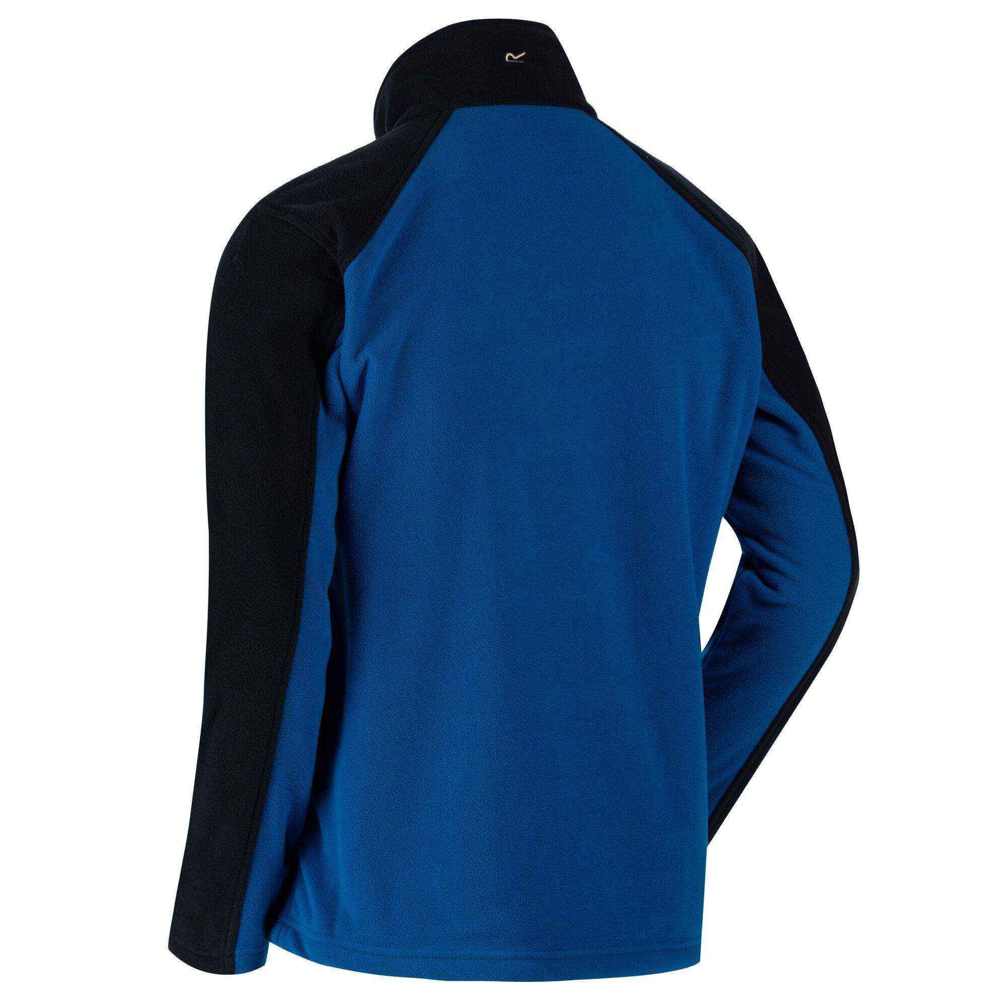 Great Outdoors Giacca In Pile Uomo Regatta Hedman II Blu Oxford/Navy 2/5
