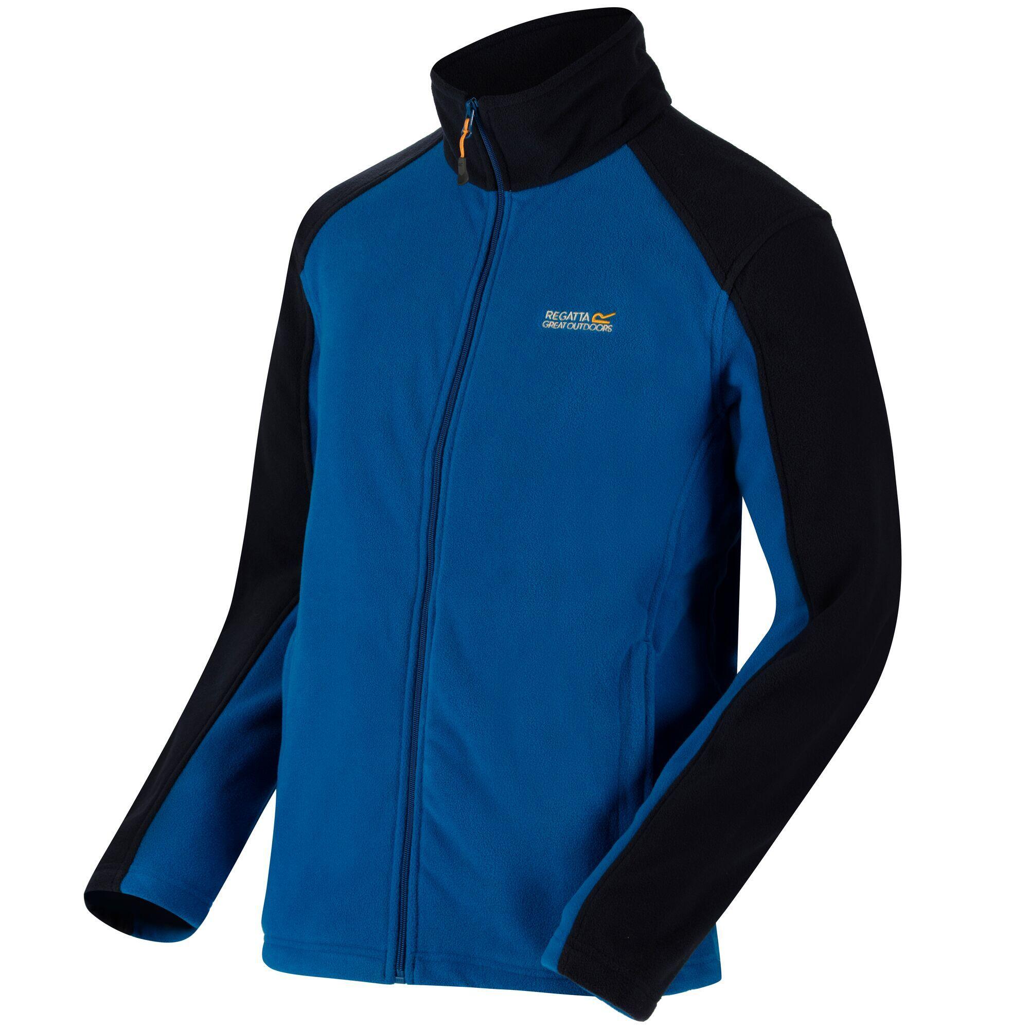 Great Outdoors Giacca In Pile Uomo Regatta Hedman II Blu Oxford/Navy 3/5