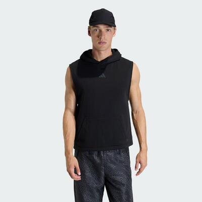 Power workout hooded tank