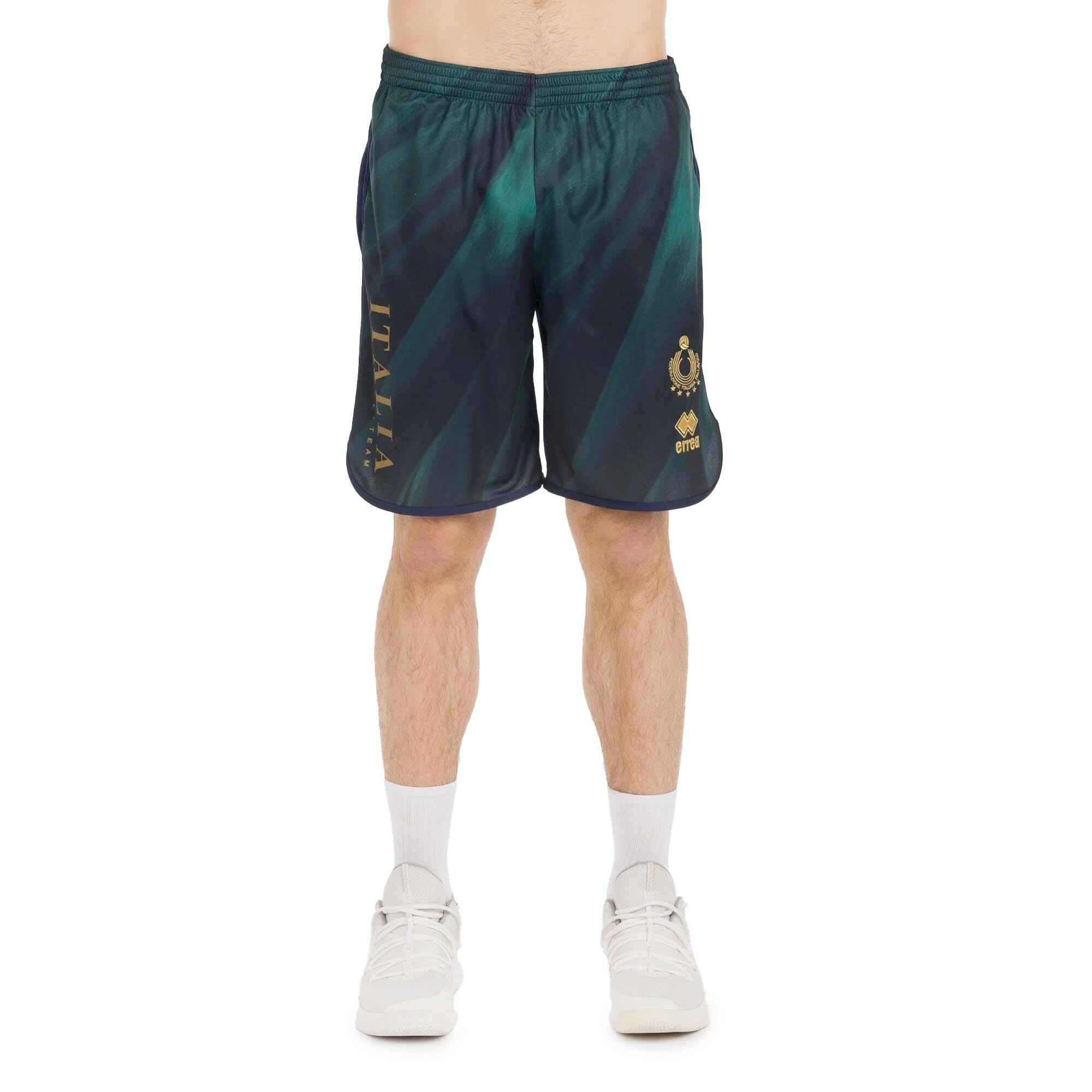 Errea - Errea Naz. Pantalon Court Italie Volley Bermuda T. Libero Homme Jr Enfant - Short - Vert - Decathlon