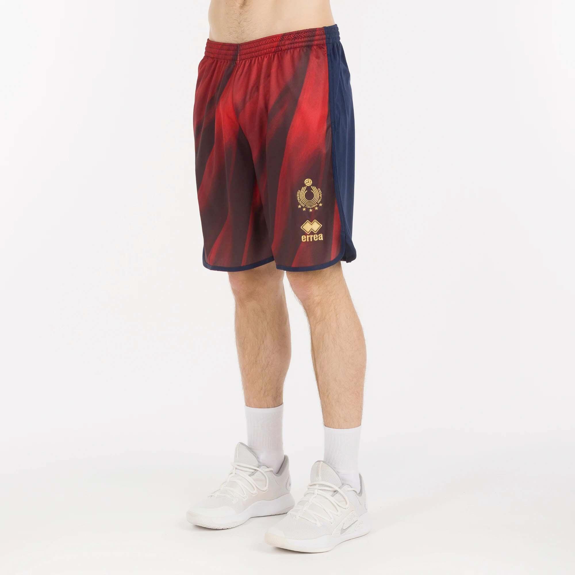 Pantaloni Corti Errea Naz. Italia Volley Bermuda T. Libero Man Jr Junior 2/5
