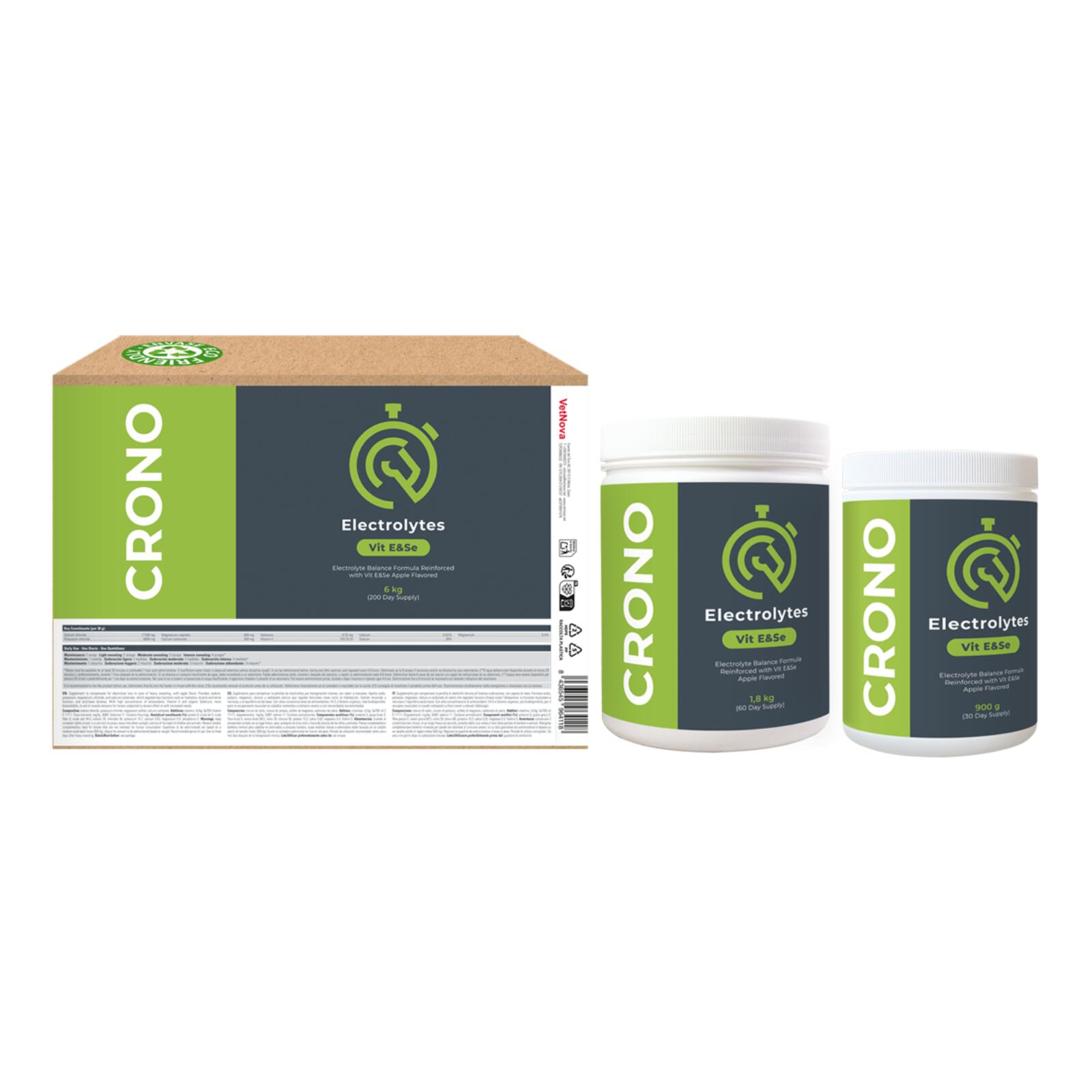 Vetnova - Crono® Electrolytes Vit E&se - Complément Alimentaire - 900 G - Decathlon