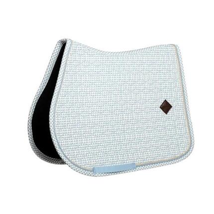 Tapis de selle velours spring leaves whispers printing brown/white jumping