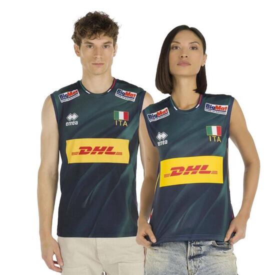 Canotta Errea Naz. Italia Volley 3^Mg Gara Unisex Shop Ad 25/28 Adulto