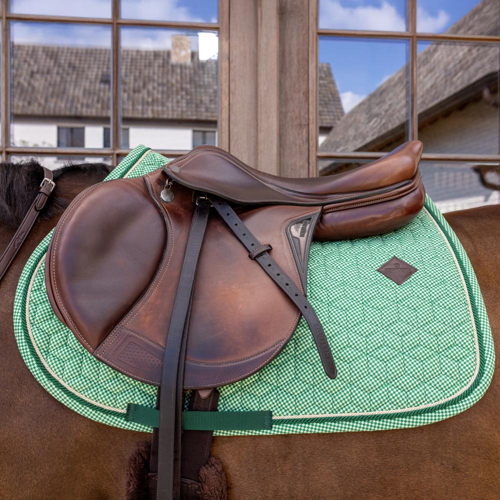 Kentucky Tapis de Selle Velvet Dressage Vert Foncé Kentucky Tapis de Selle Velvet Dressage Vert Foncé