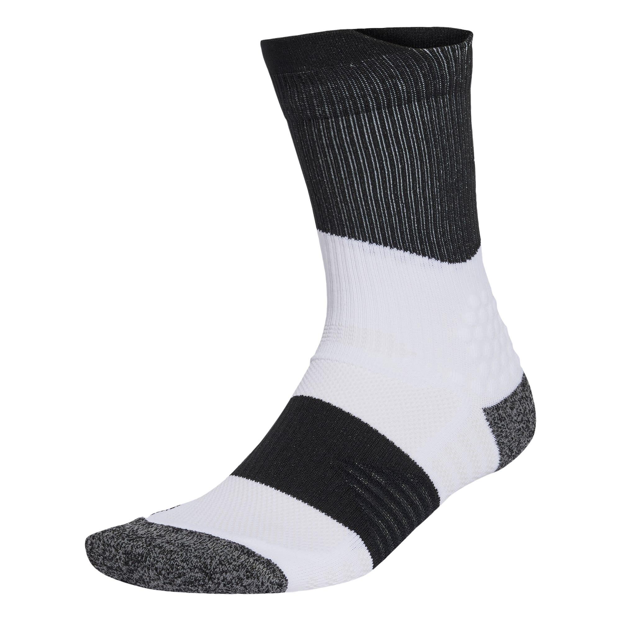 Adidas - Chaussettes Runxboost (1 Paire) - Chaussettes - Blanc|noir - 40/42 - Decathlon