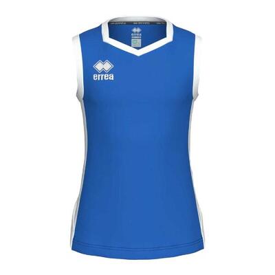 Errea becky tank top jr blauw wit kind