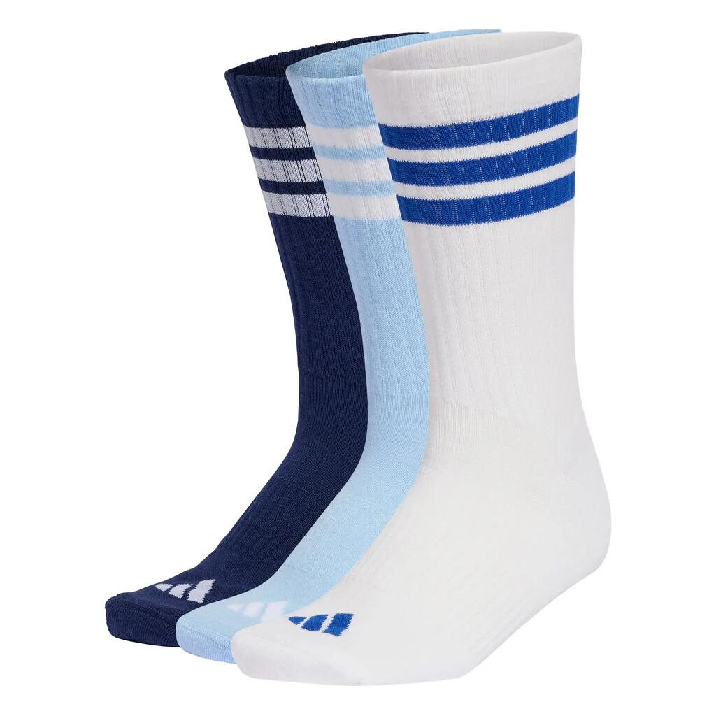 3-Stripes Cushioned Crew Socks 3 Pair Pack