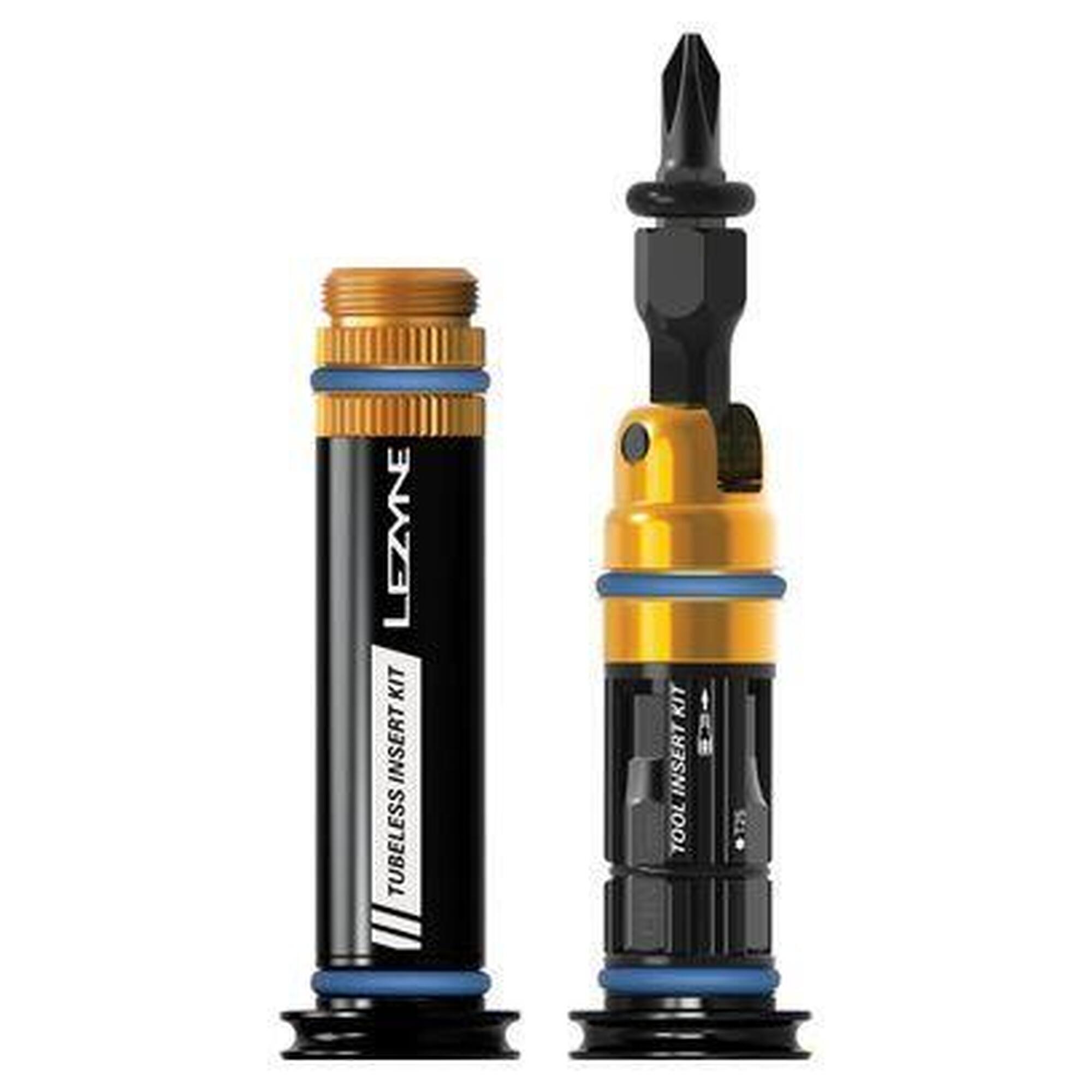 Lezyne - Kit De Réparation Tubeless + Multi-outils Lezyne Dual Insert Kit S - Outil Multifonction - No Size - Decathlon