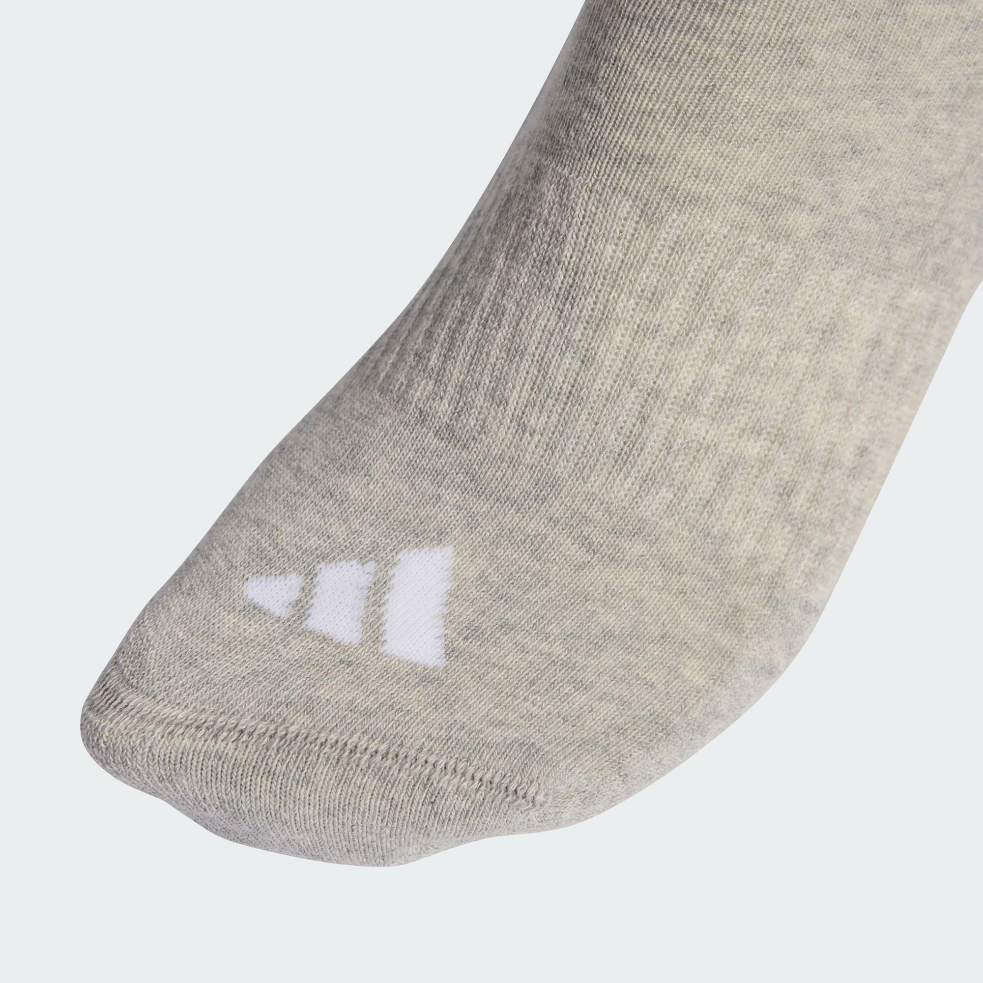 Meias 3-Stripes Cushioned Crew – Embalagem de 3 pares 2/4