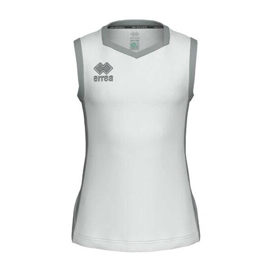 Canotte Errea Becky Canotta Jr Bianco Grigio Junior