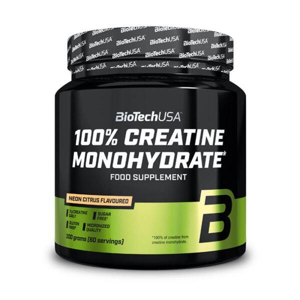 BIOTECHUSA 100% Creatina Monohidrato - 300g Citrus da Biotech USA