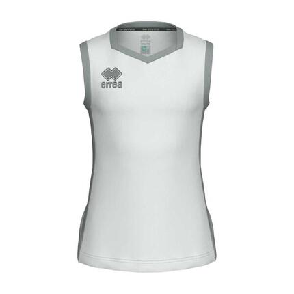 Débardeur Errea Becky Jr. Blanc Et Gris Enfant