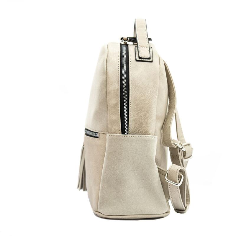 Rucsac dama Lamonza Azalya gri 27x13x28 cm