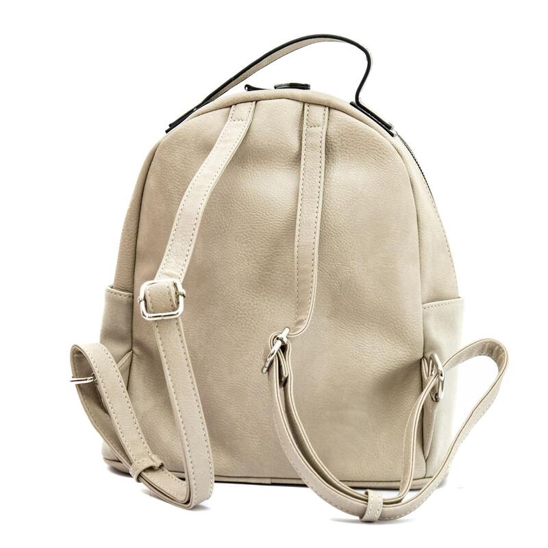 Rucsac dama Lamonza Azalya gri 27x13x28 cm