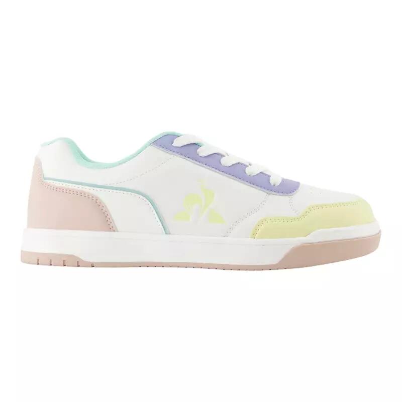 Le Coq Sportif - Baskets Fille Lcs Court Breaker Girl Gs-2422696 Blanc Le Coq Sportif - Baskets - Blanc - 36 Xs - Decathlon