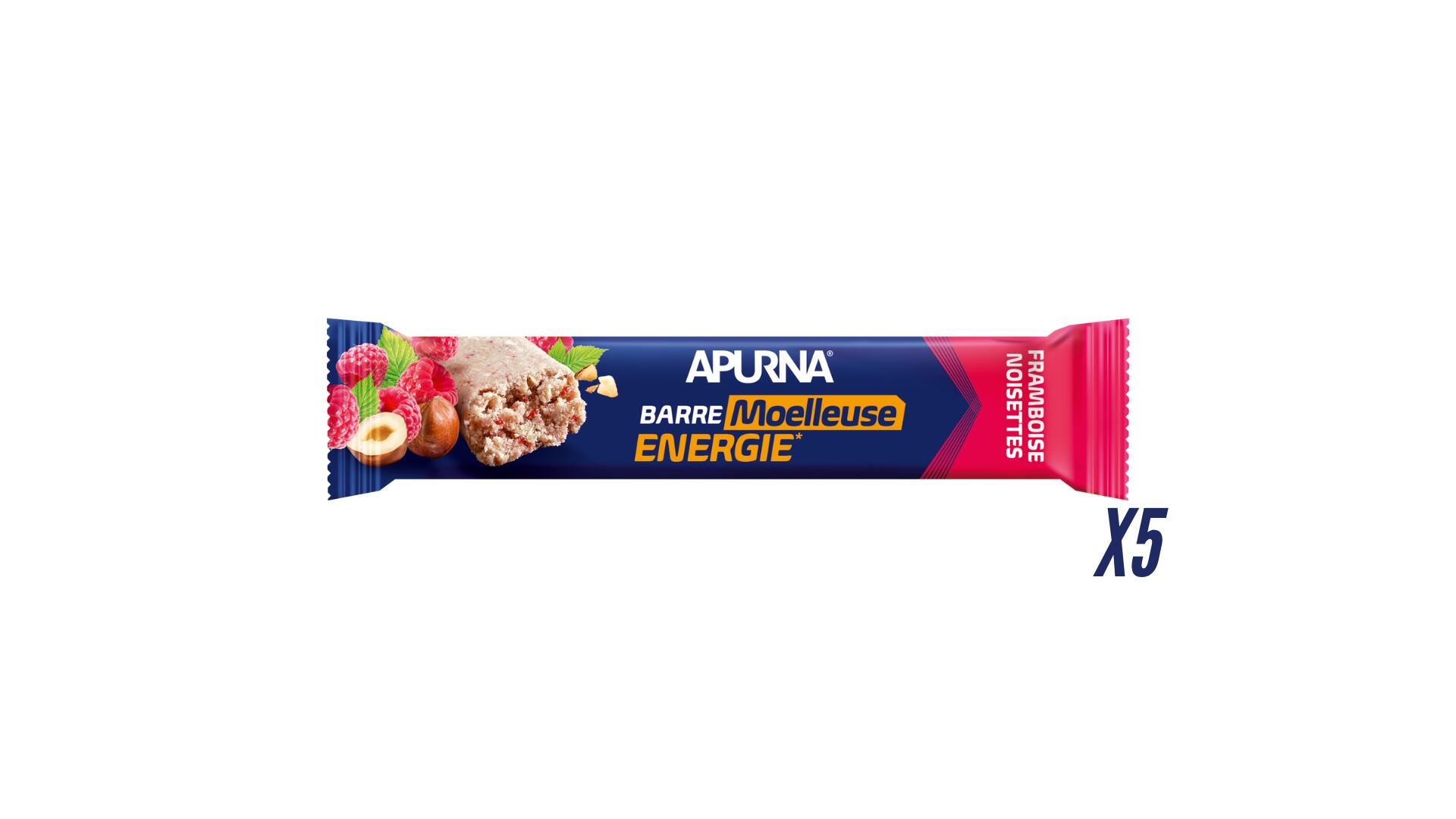 APURNA Set van 28 energierepen Apurna Framboise/Noisette