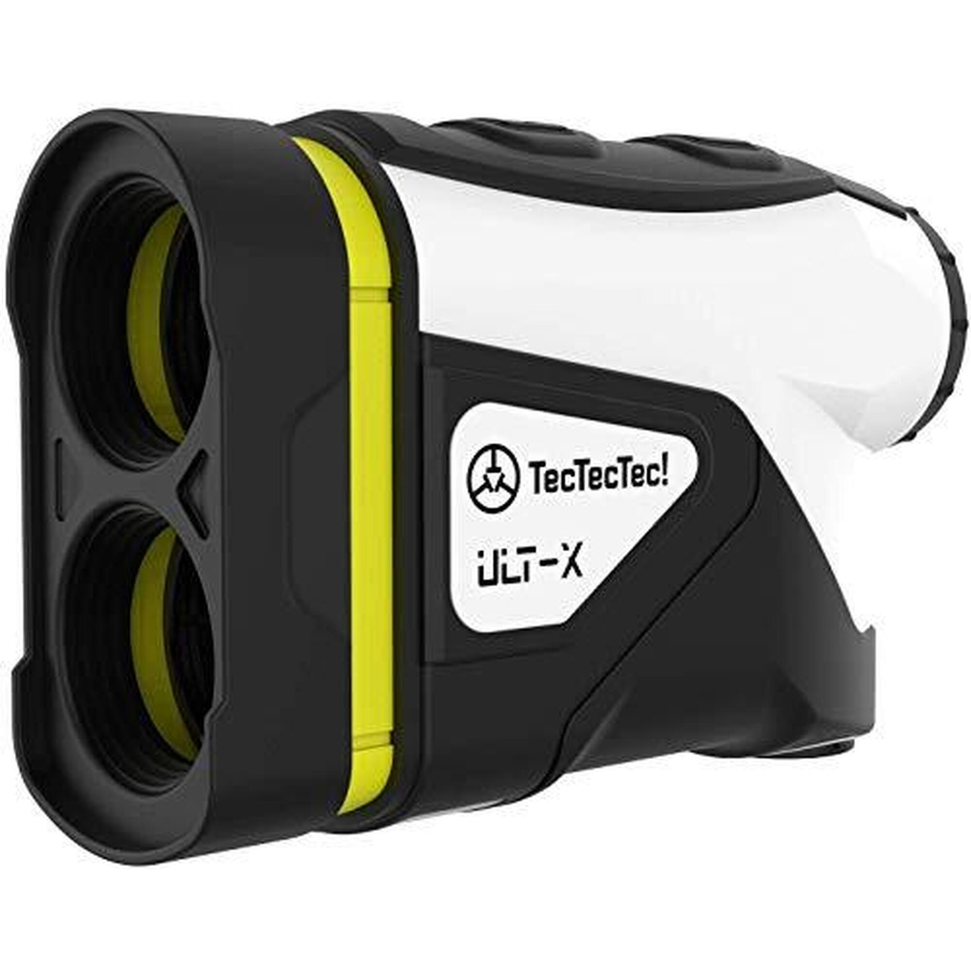 Tectectec - Télémètre Laser Golf Tectectec Ult-x – 914 M, Zoom X6, Mode Slope, Vibration - Télémètre - Blanc|jaune - 10 Cm - Decathlon