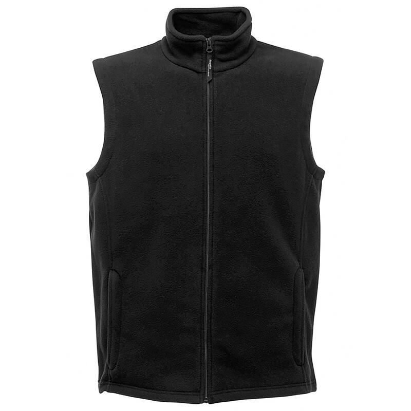 210 Microfleece Bodywarmer Weste Herren Schwarz