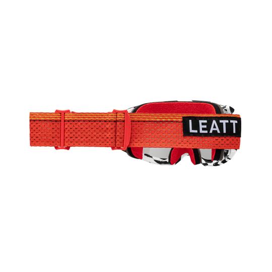 Óculos de proteção Leatt Velocity 4.0 MTB X-Flow Stripe Preto/Branco Transparent 3/4