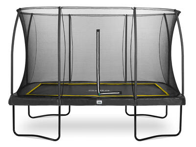 Comfort edition - 366x244cm - trampoline - rechthoekig - zwart