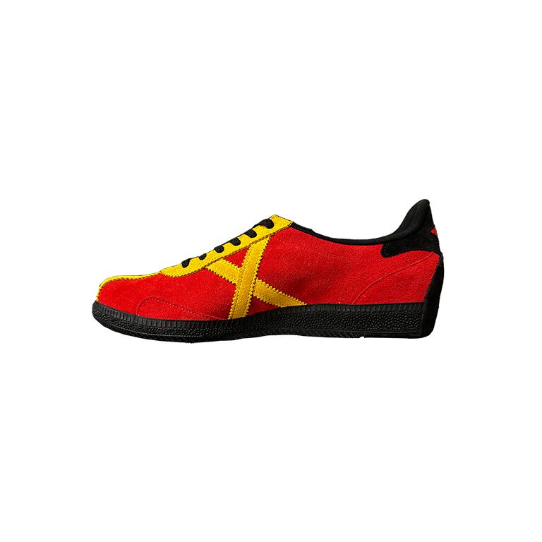 Zapatillas Munich Arquero HBPS 14 con Talón Deslizante Rojo 2/4