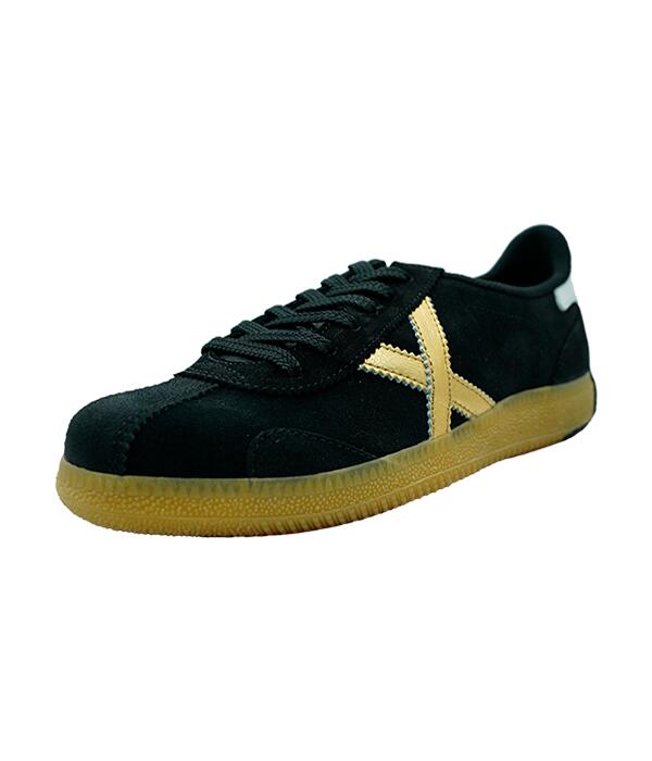 Zapatillas Munich Arquero 111 con Talón Deslizante Negro/Dorado 2025 2/4