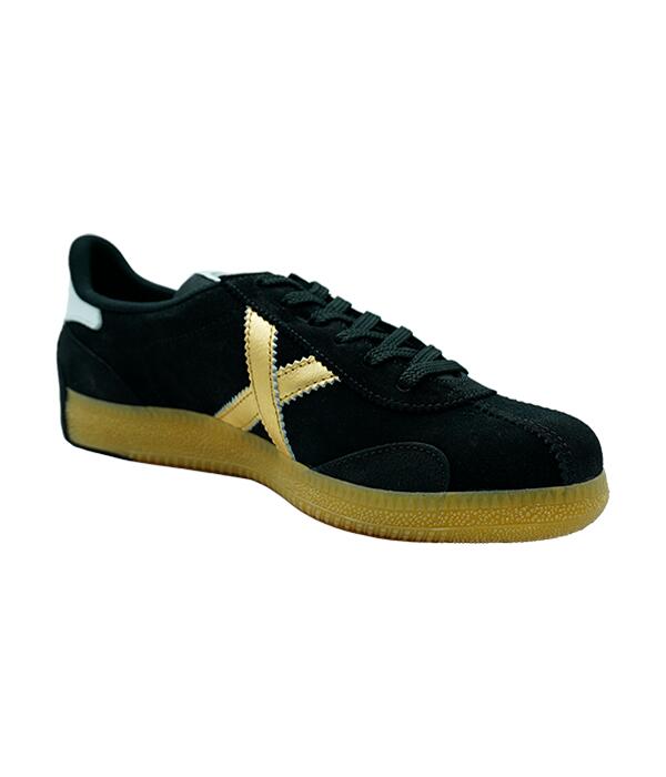Zapatillas Munich Arquero 111 con Talón Deslizante Negro/Dorado 2025 4/4