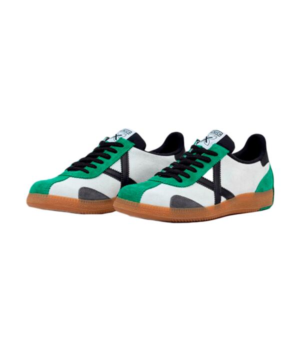 Zapatillas Munich Arquero 30 C/P Blanco/Verde 2025 3/4