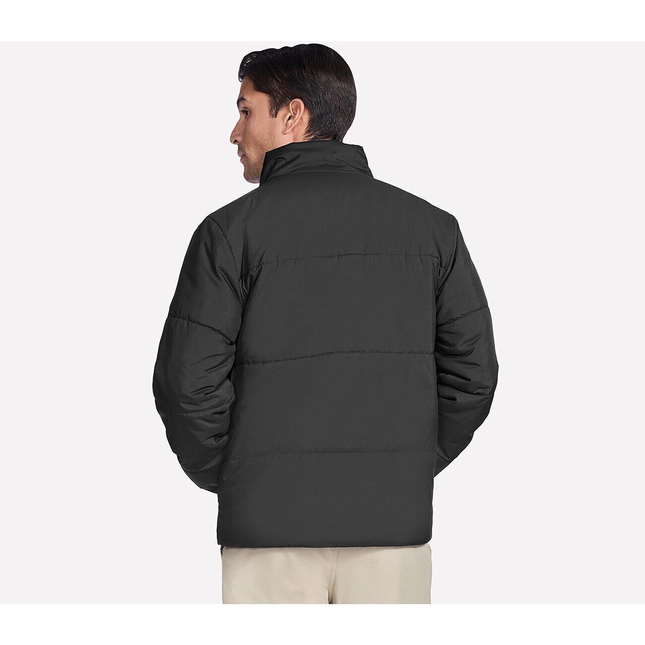 Veste Skechers GO SHIELD Cozy Fit Traverse Down Jacket, Noir, Hommes 2/5