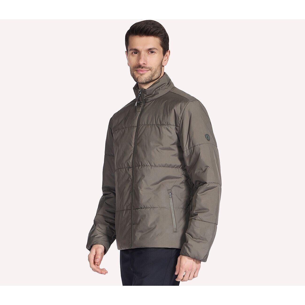 Veste Skechers GO SHIELD Cozy Fit Traverse Down Jacket, Gris, Hommes 3/5