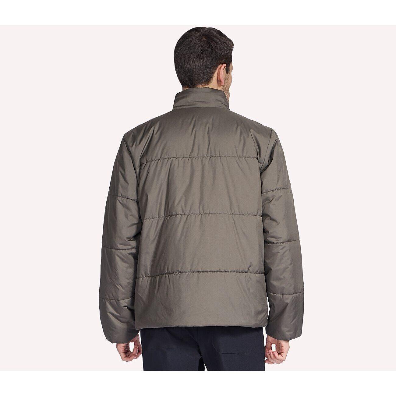 Veste Skechers GO SHIELD Cozy Fit Traverse Down Jacket, Gris, Hommes 2/5