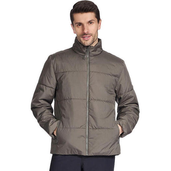 Giacca Skechers GO SHIELD Cozy Fit Traverse Down Jacket Grigio Uomini