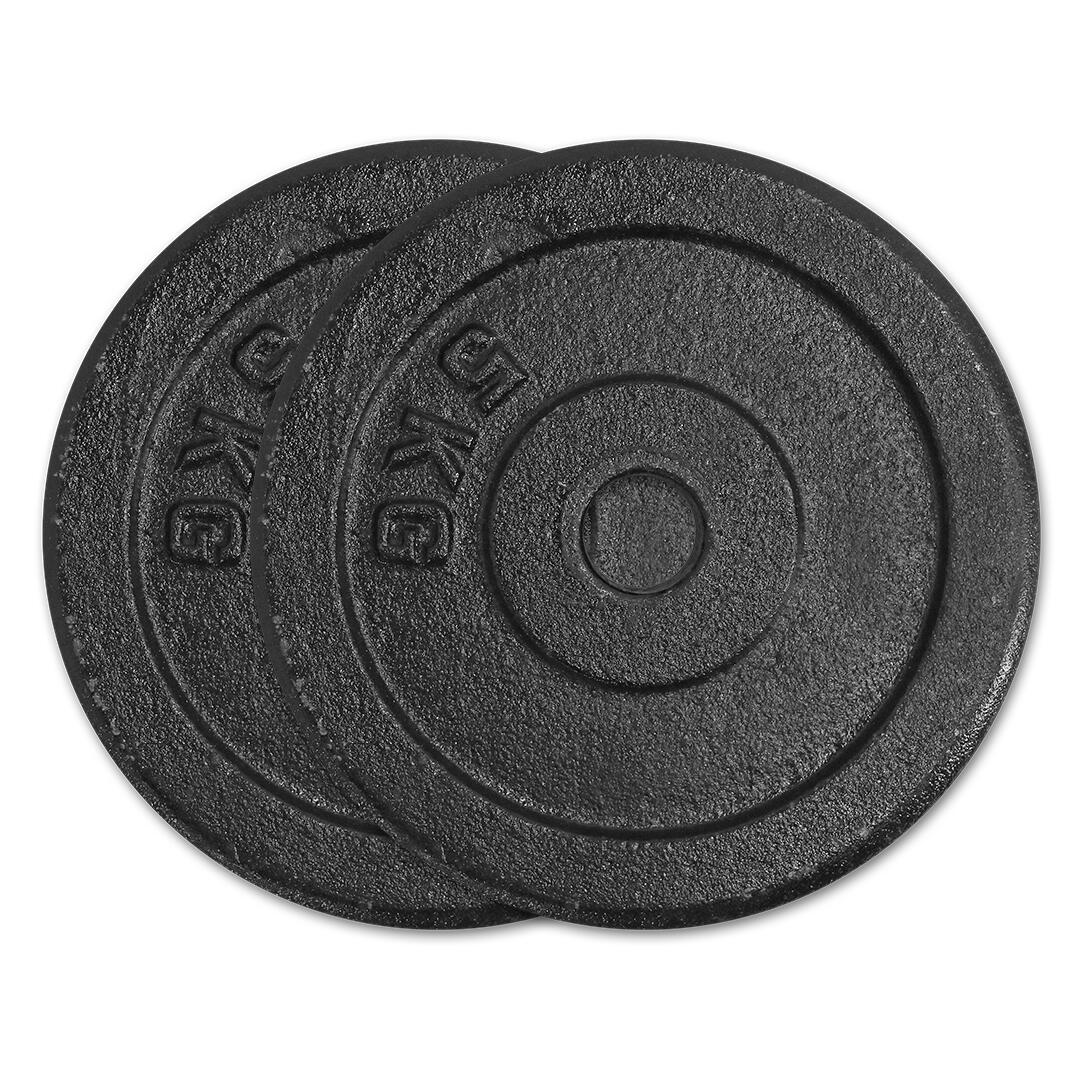 Weight Plate 5KG x2 (1-Inch Hole) - IRONTEC