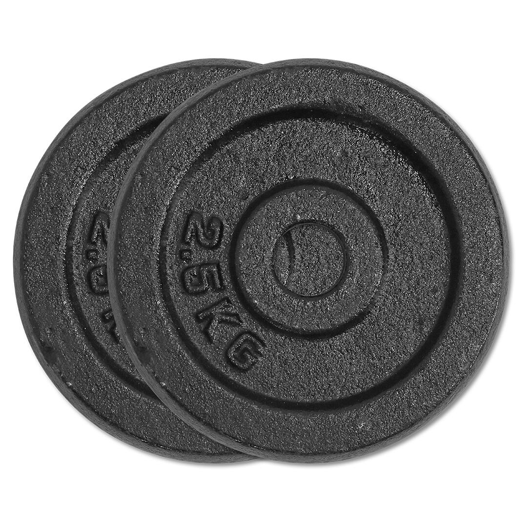 Weight Plate 2.5KG x2 (1-Inch Hole) - IRONTEC
