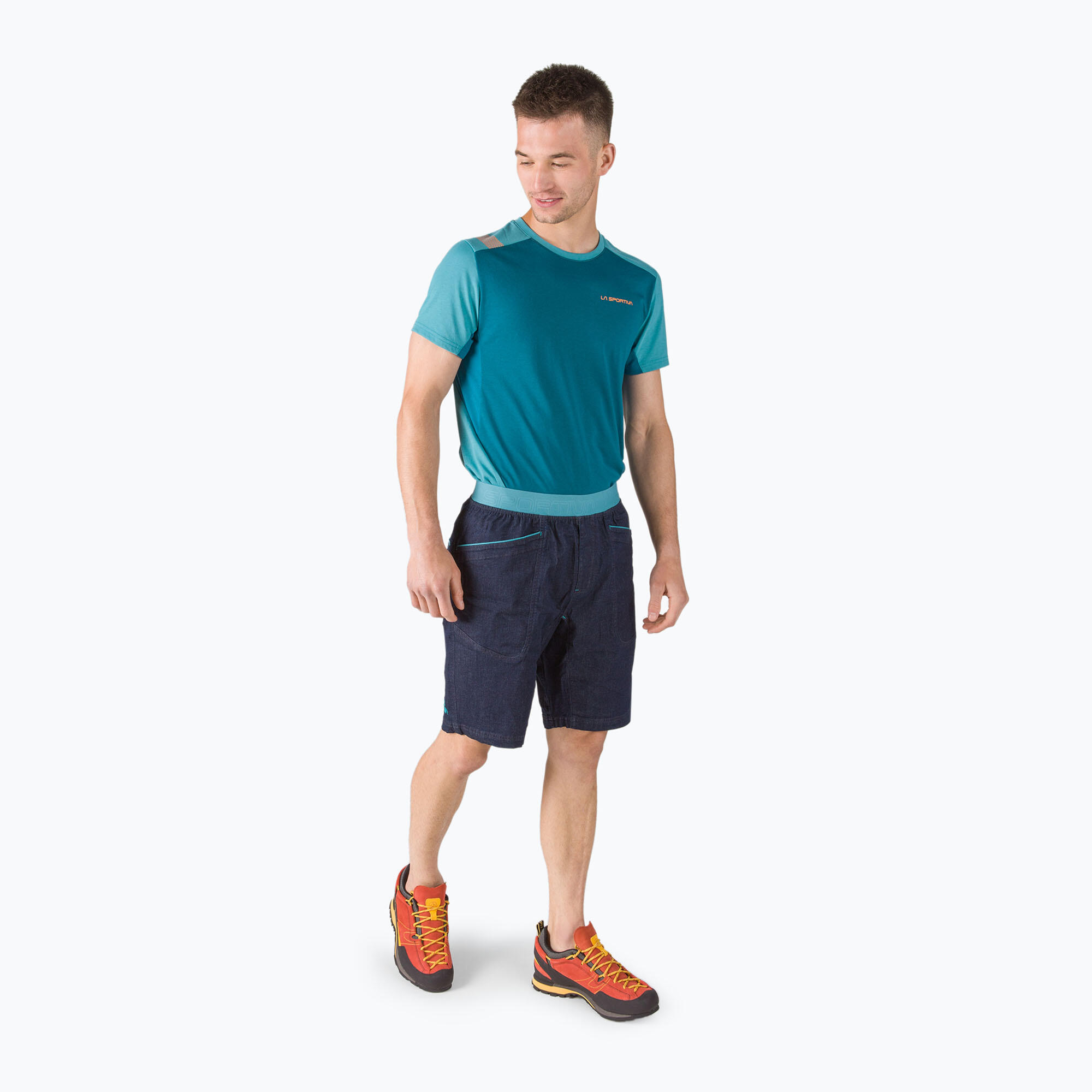 Spodenki wspinaczkowe męskie La Sportiva Mundo jeans topaz 2/5