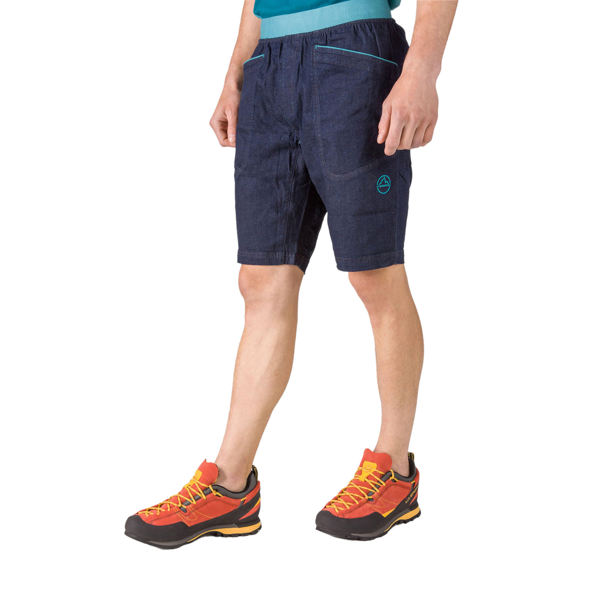 Spodenki wspinaczkowe męskie La Sportiva Mundo jeans topaz 5/5