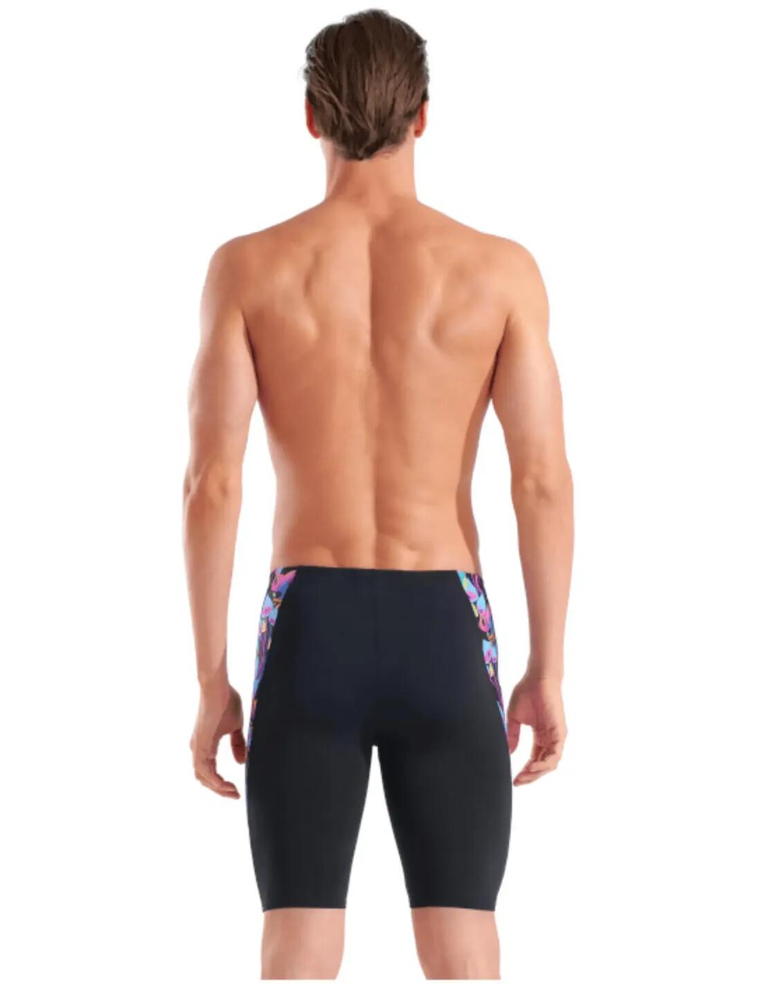 Bañador Jammer Multi Chameleons Black natación Hombre Azul Arena 3/5