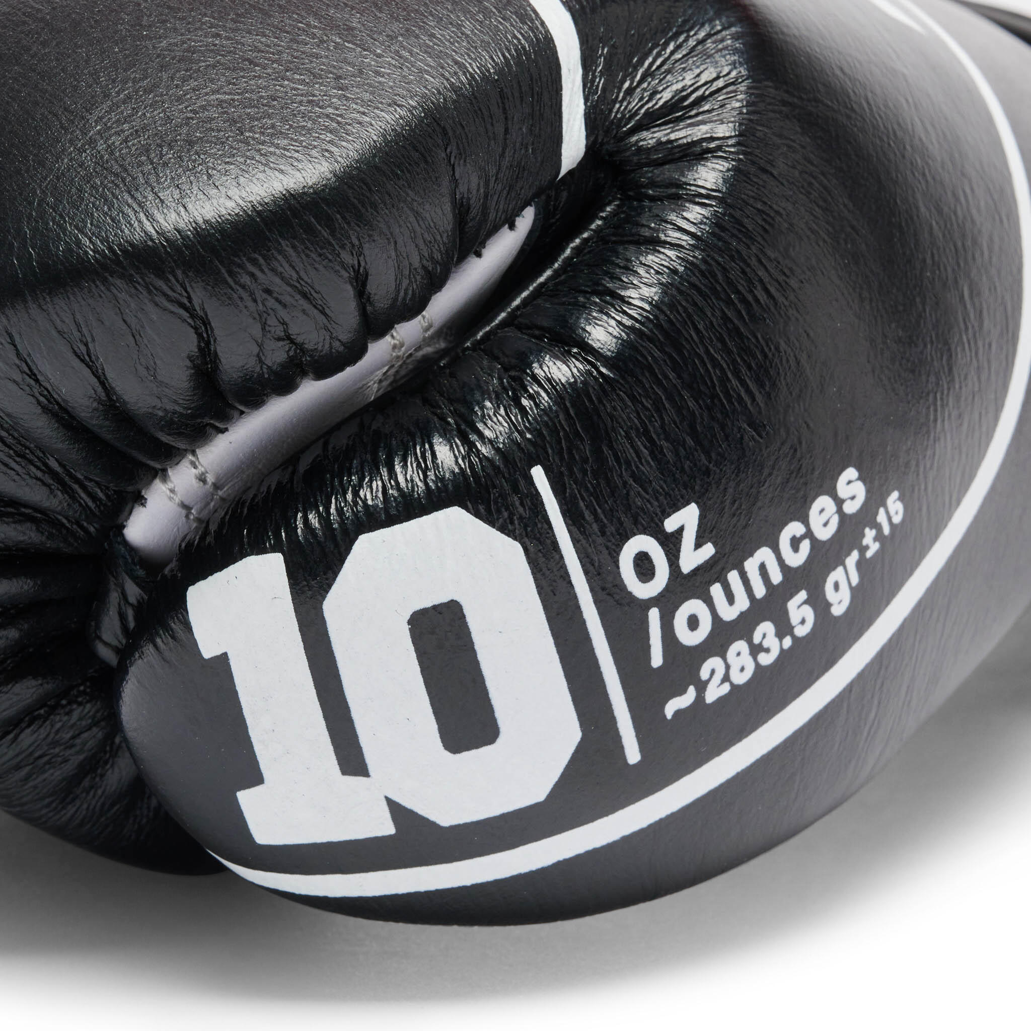 Guantes de boxeo Leone1947 SHOCK PRO negros 12oz 6/7