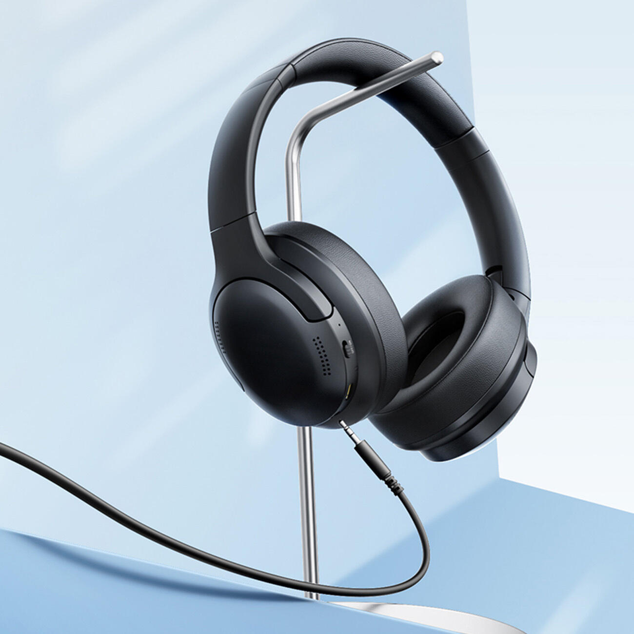 Słuchawki bezprzewodowe Baseus Bass BH1 lite bluetooth 6.0 nauszne usb-c 3/7