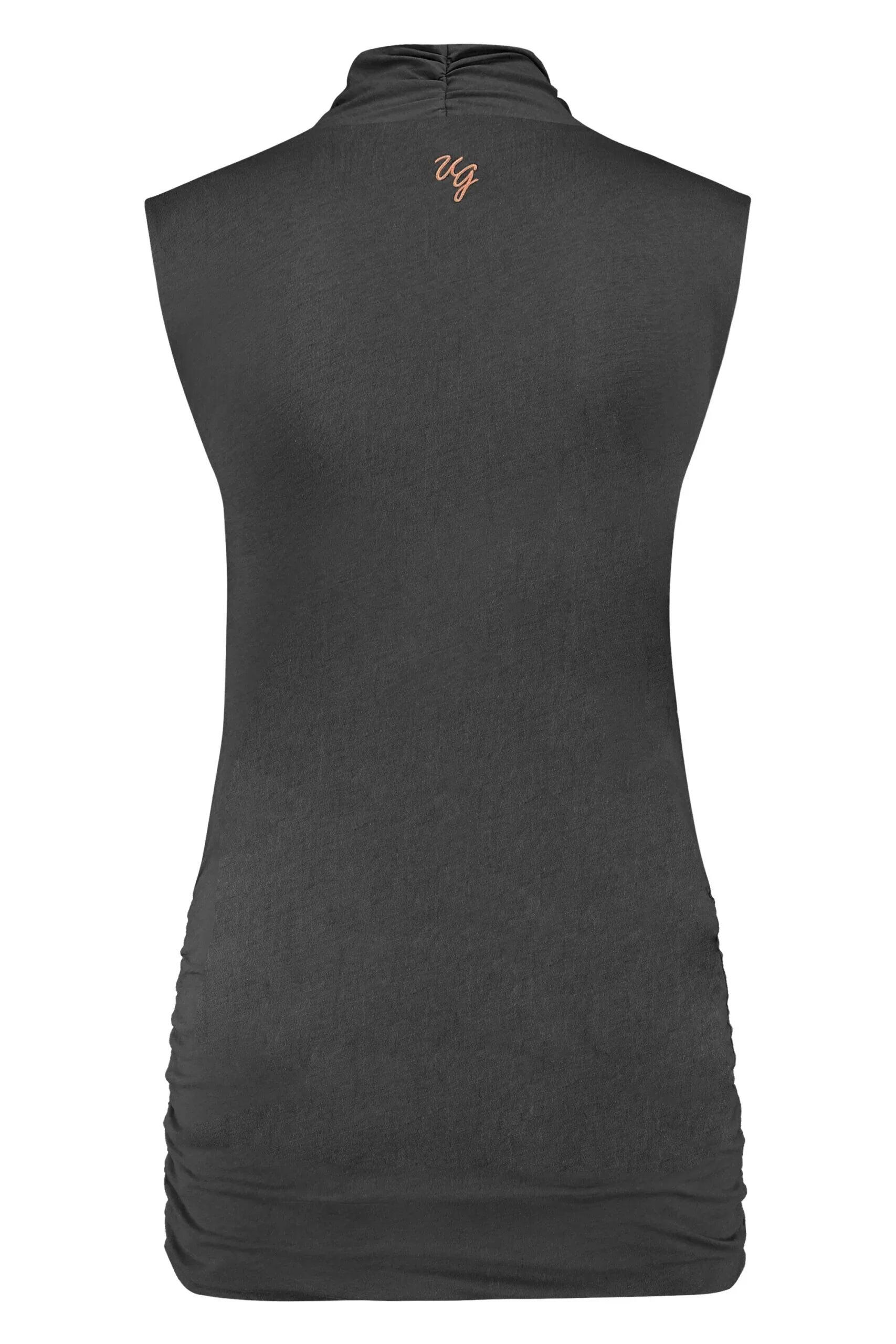 Good Karma - Top de Yoga et Pilates en coton biologique - Gris Foncé 5/5