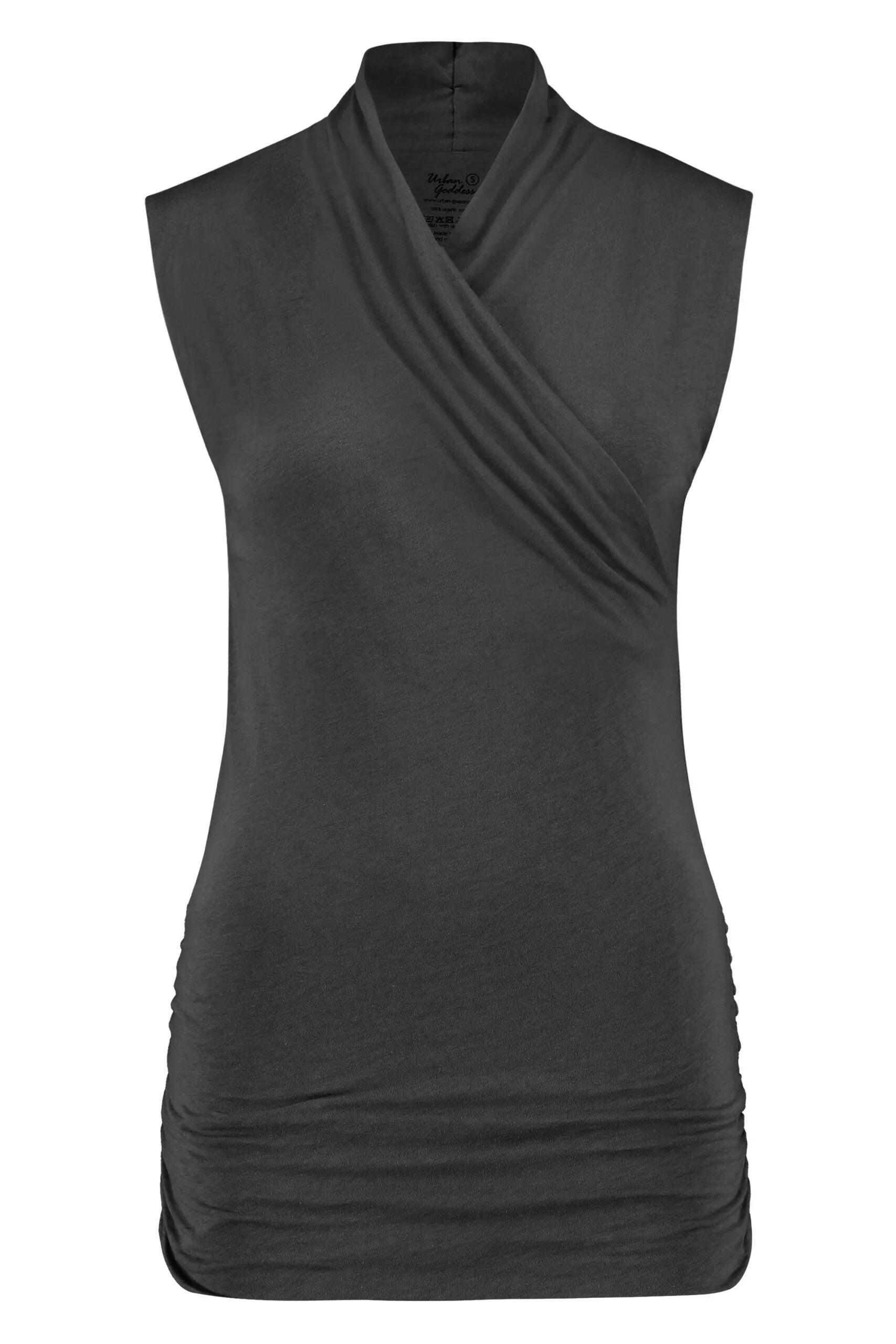 Good Karma - Top de Yoga et Pilates en coton biologique - Gris Foncé 4/5