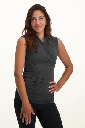 Good Karma - Top de Yoga et Pilates en coton biologique - Gris Foncé