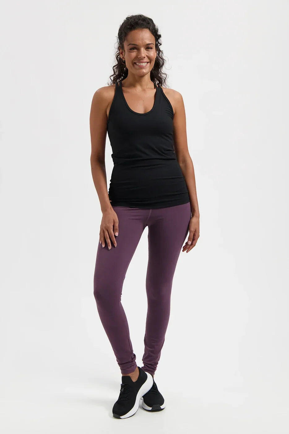 Top de Yoga et Pilates en Bambou Lyrais  - Noir Onyx 4/5