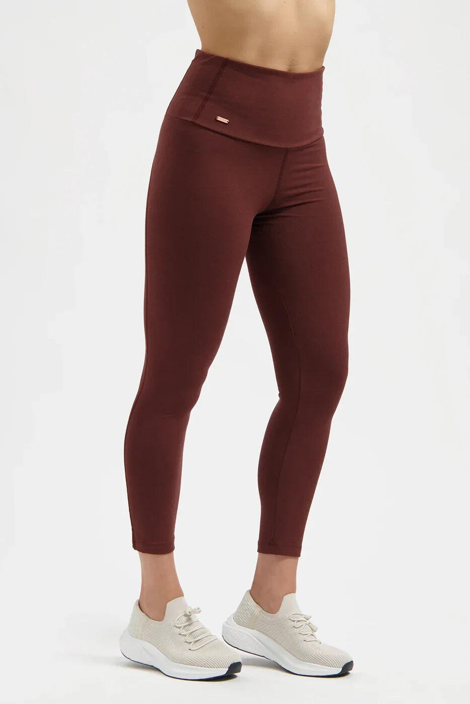 Surya 7/8 Dry Fit Yoga et Pilates Legging - Marron 3/5