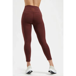 Surya 7/8 Dry Fit Yoga & Pilates Legging - Marron