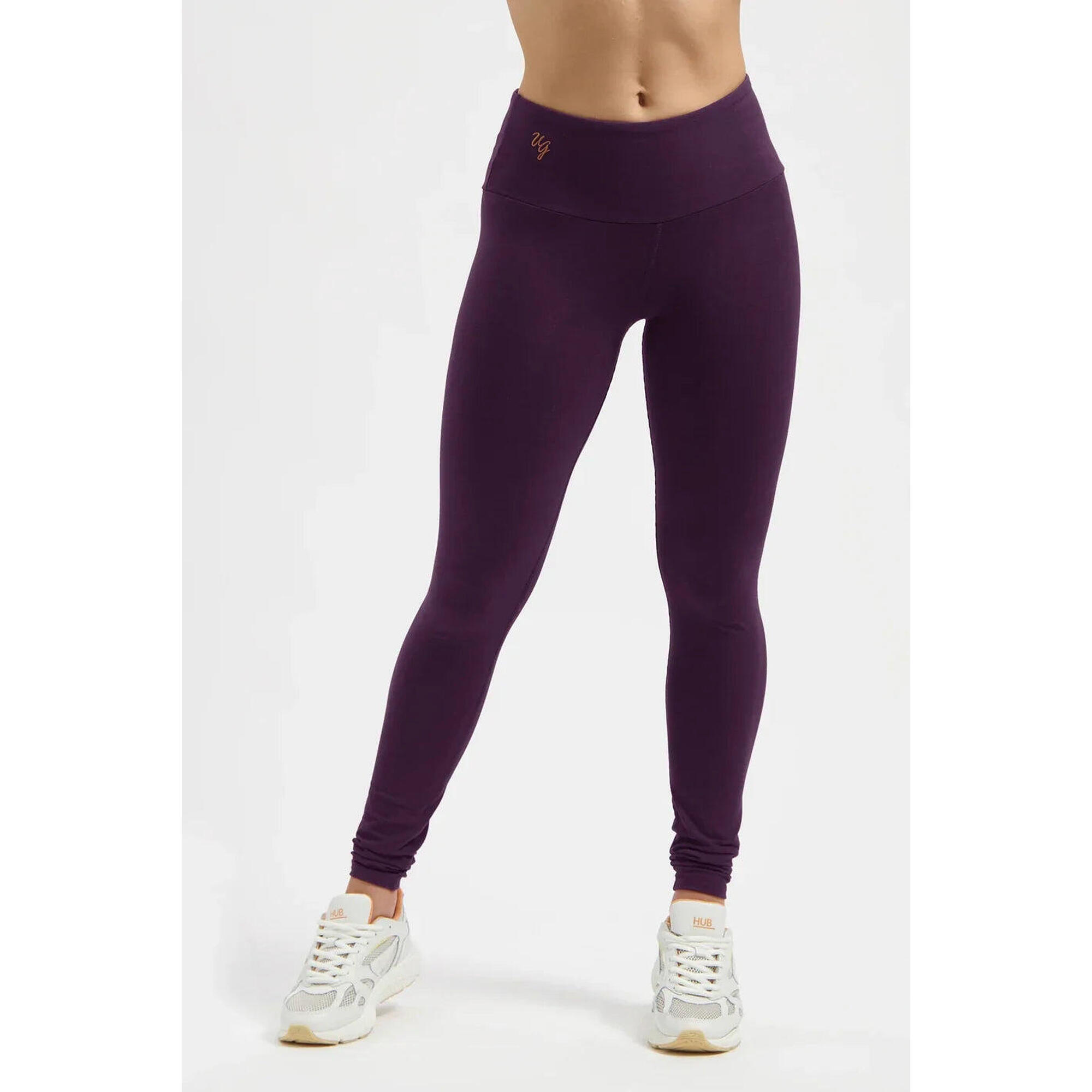 Urban Goddess - Legging De Yoga Satya Capri - Legging Tendance Taille Haute Dry Fit - Bloom - Legging - Violet - Decathlon
