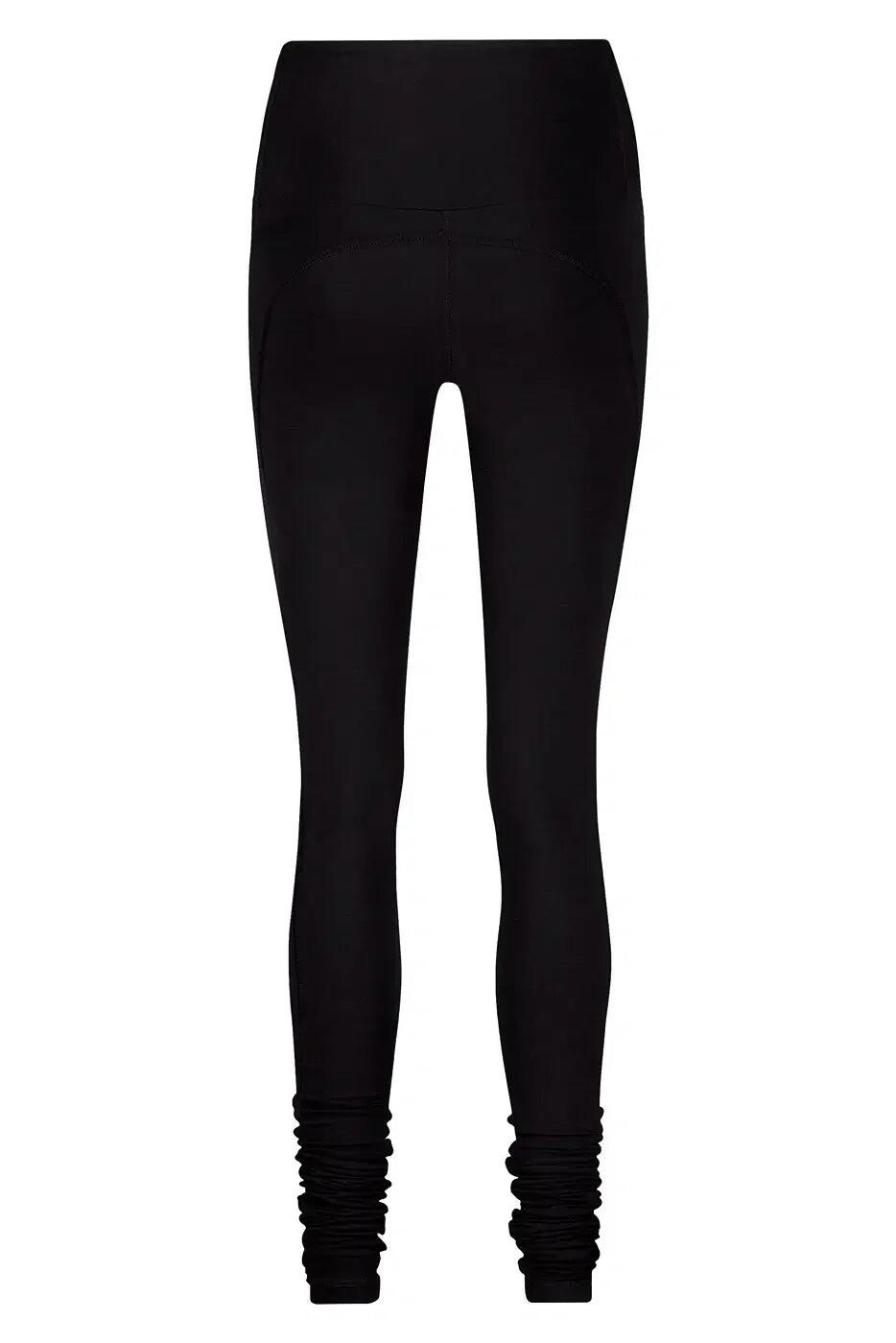 Legging de Yoga et Pilates Gaia - Legging tendance taille haute  - Onyx Noir 5/5