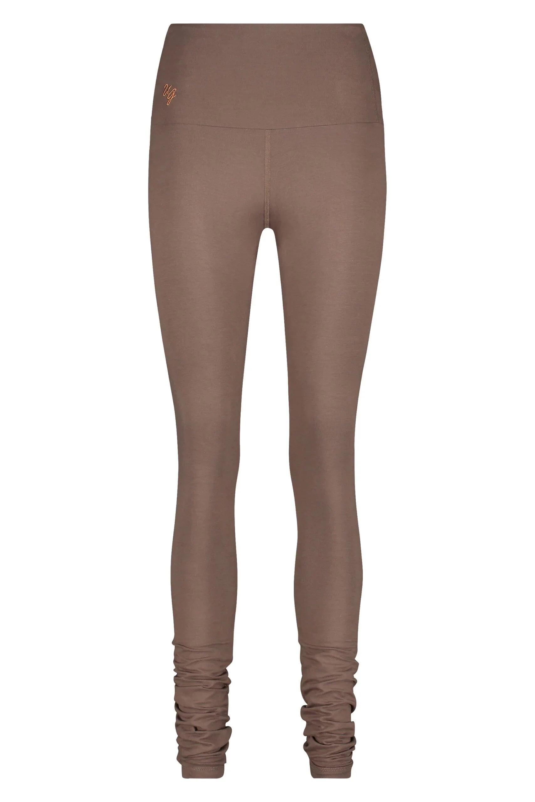 Legging de Yoga et Pilates Gaia - Legging tendance taille haute  - Clay 4/5